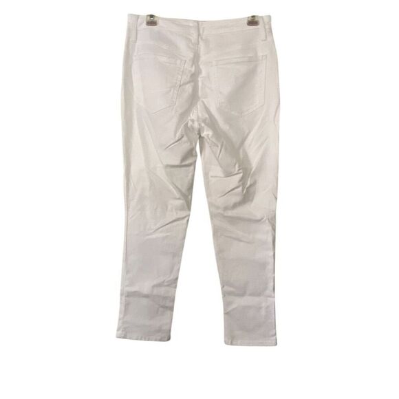 Style & Co Girlfriend Jeans White Midrise Curvy Fit Size 4 - Picture 2 of 11